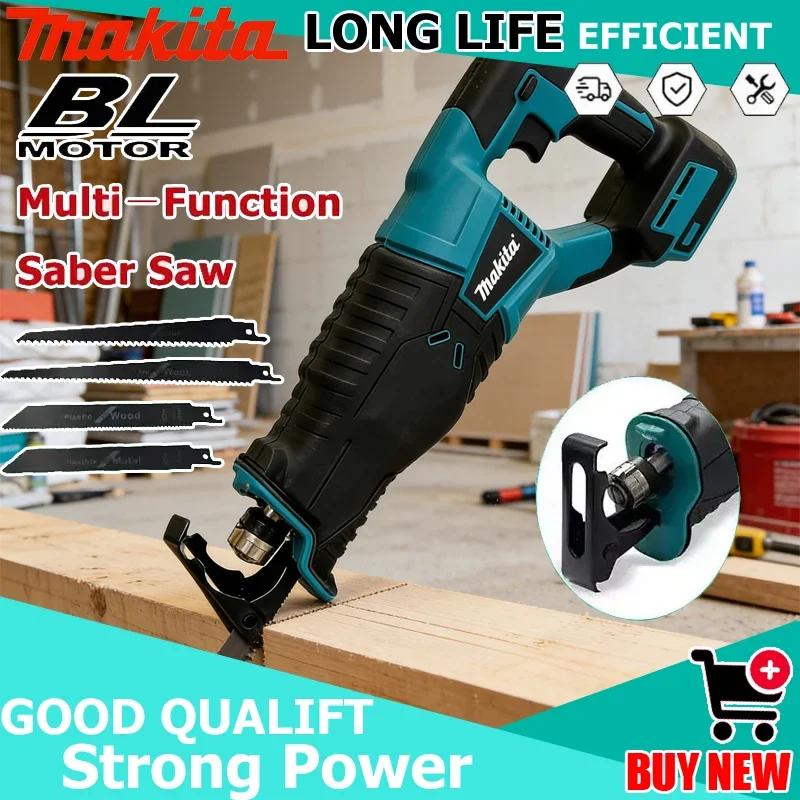 Reciprocating Saw Cordless - Sierra Recíproca Inalámbrica Makita, Herramienta Eléctrica