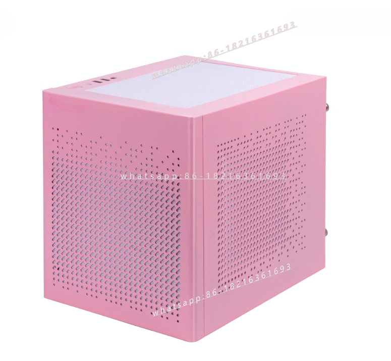 Power Tools Pink - SG16 Rosa Blanco ITX Pequeño Mini