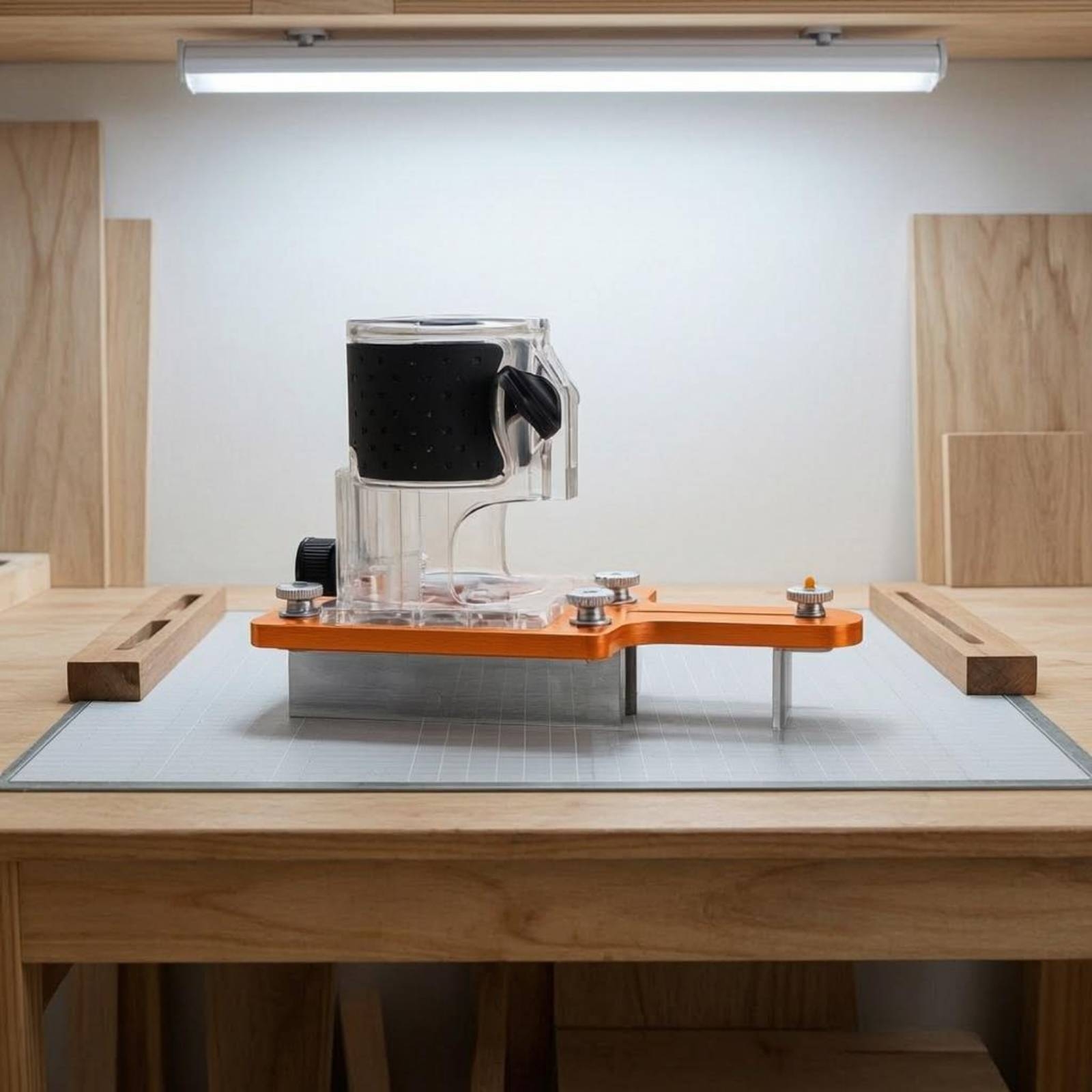 Power Tools Router - Soporte de guía para ranurado con