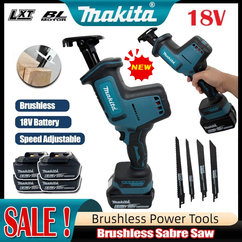 Reciprocating Saw Cordless - Sierra Recíproca Inalámbrica Makita 2026, Sin