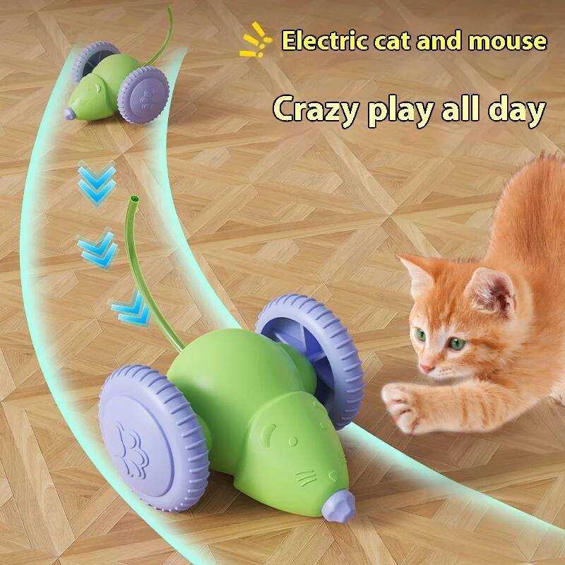 Power Tools Cat - Juguete Eléctrico para Mascotas, Ratón Interactivo