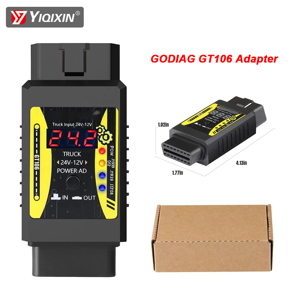 Power Tools Technician - Godiag GT106 Plus adaptador de camión