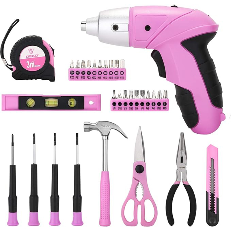 DEKO DKMT98-GP Juego de herram - Power Tools Pink reseña y precio