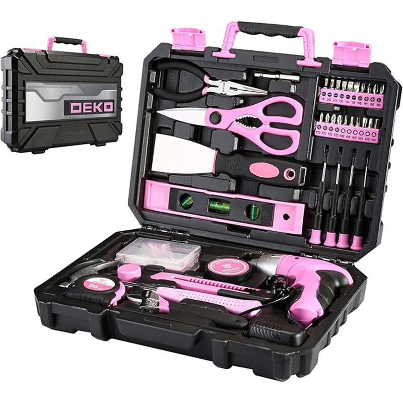 DEKO DKMT98-GP Juego de herram - Power Tools Pink reseña y precio