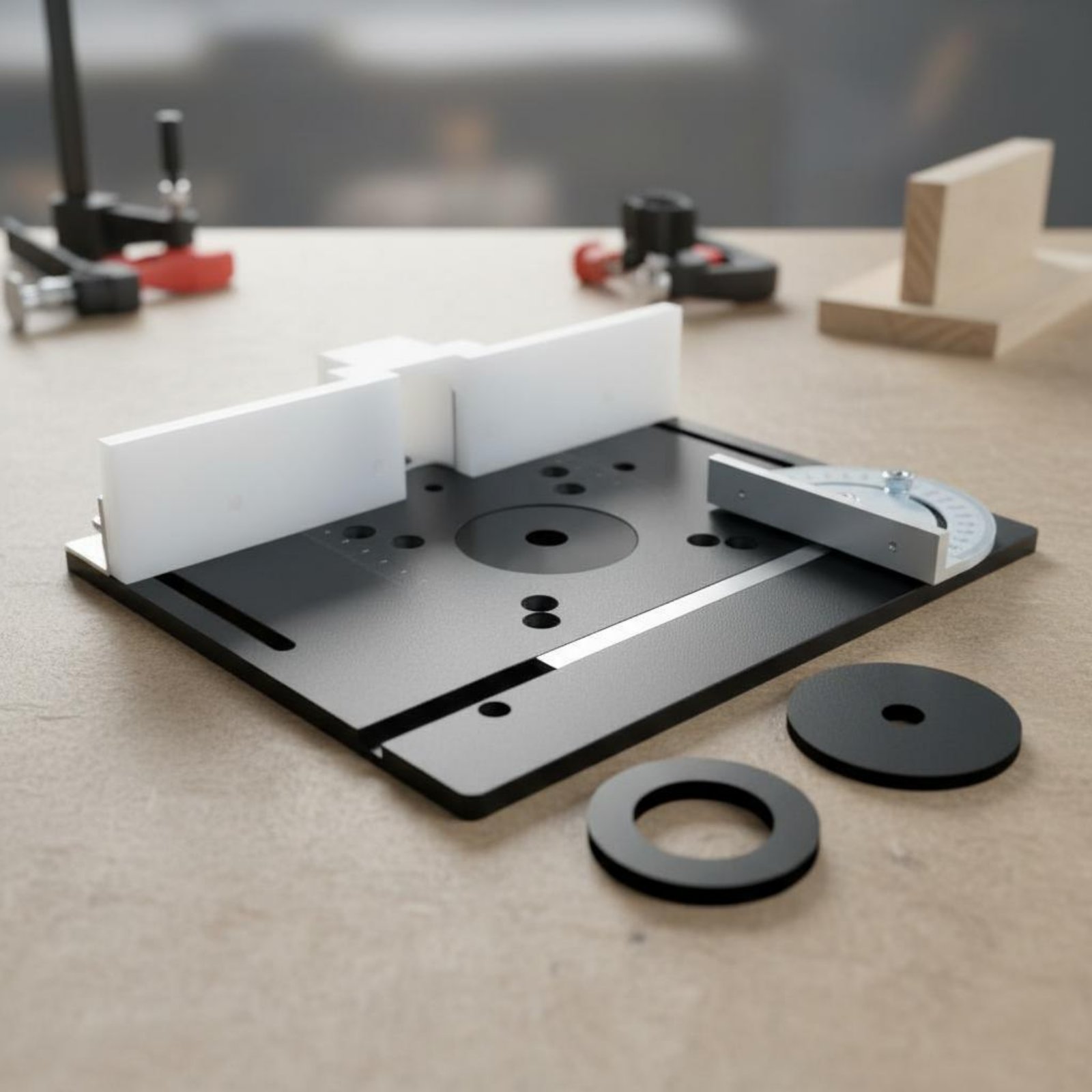 Placa de inserción de aluminio - Power Tools Router reseña y precio