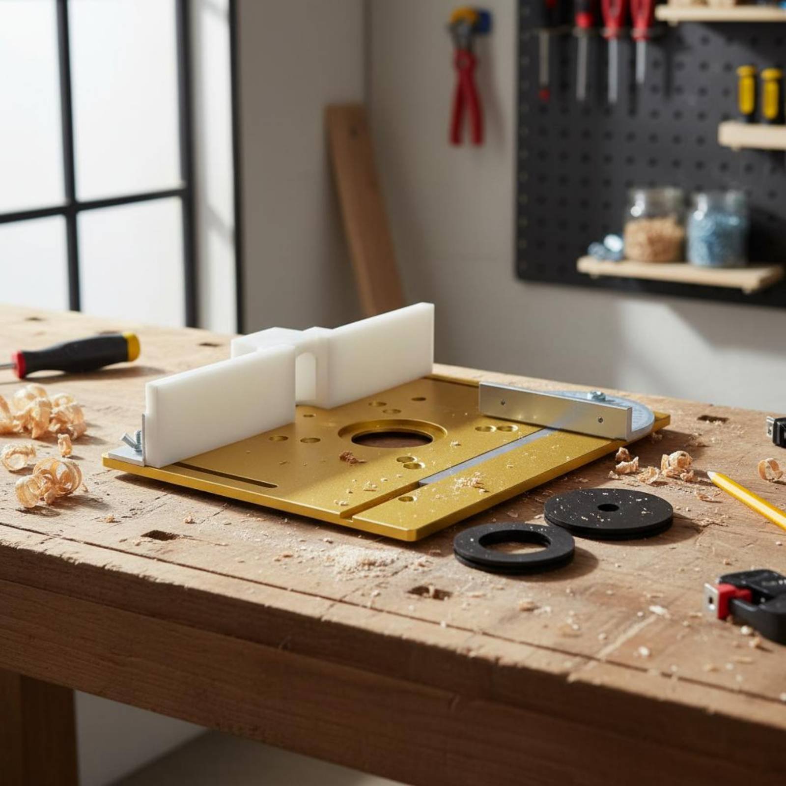 Placa de inserción de aluminio - Power Tools Router reseña y precio