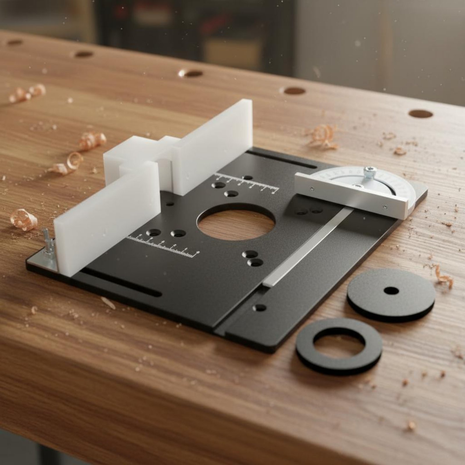 Placa de inserción de aluminio - Power Tools Router reseña y precio