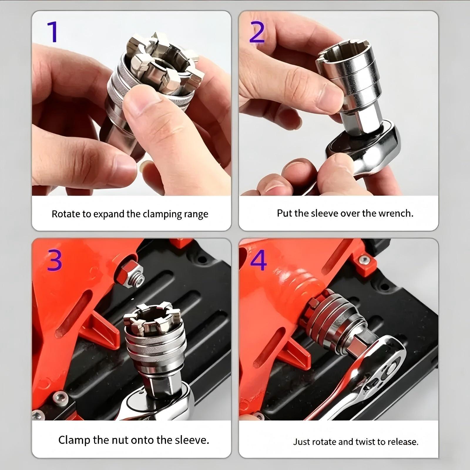 Llave de tubo universal multif - Power Tools Drill reseña y precio