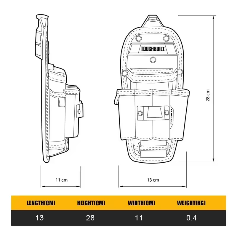 TOUGHBUILT TB-CT-36-L6 Bolsa d - Power Tools Technician reseña y precio