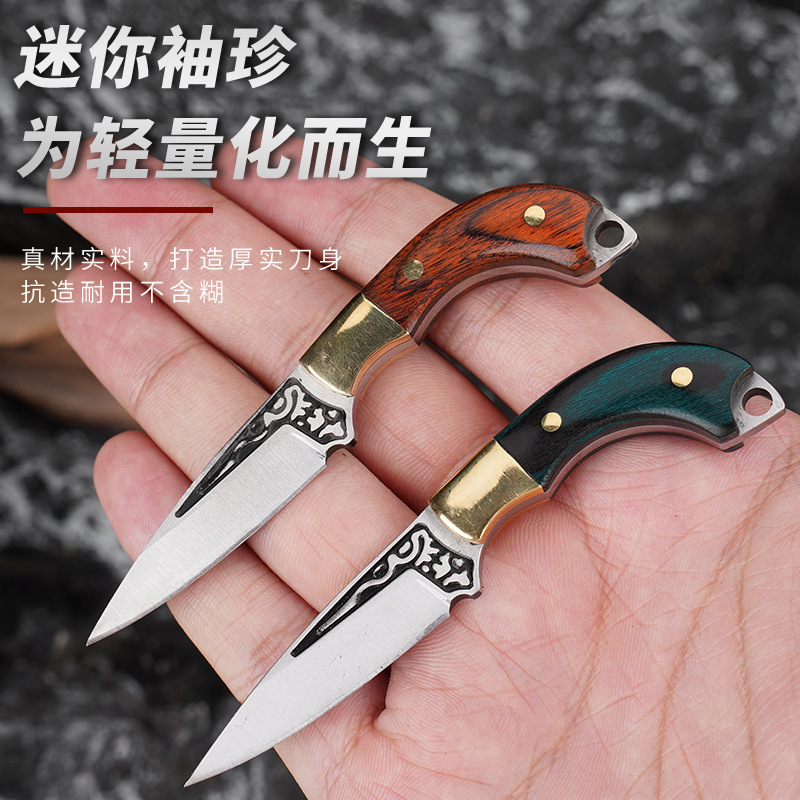 EDC Camping cuchillo con mango - Power Key Tools reseña y precio