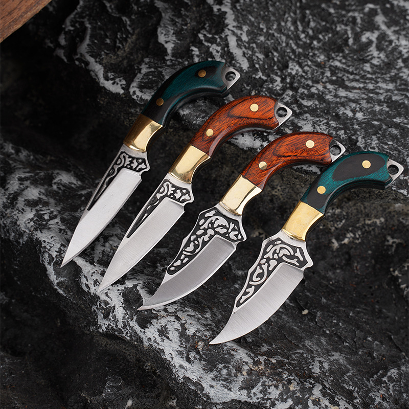 EDC Camping cuchillo con mango - Power Key Tools reseña y precio