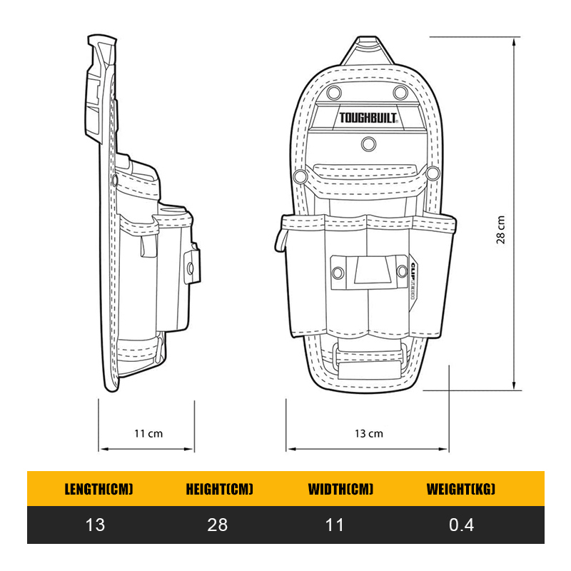 TOUGHBUILT TB-CT-36-L6 Bolsa d - Power Tools Technician reseña y precio