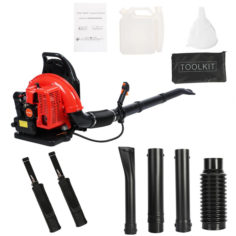 Soplador de hojas de mochila a - Power Tools Yard reseña y precio