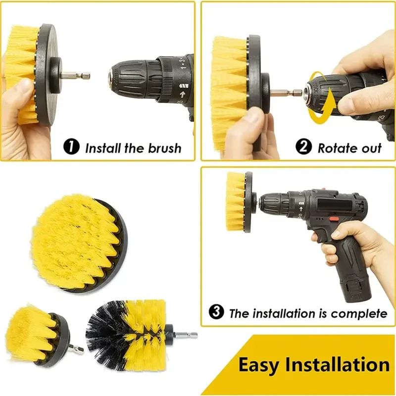 Juego de 3 cepillos de limpiez - Power Tools Router reseña y precio