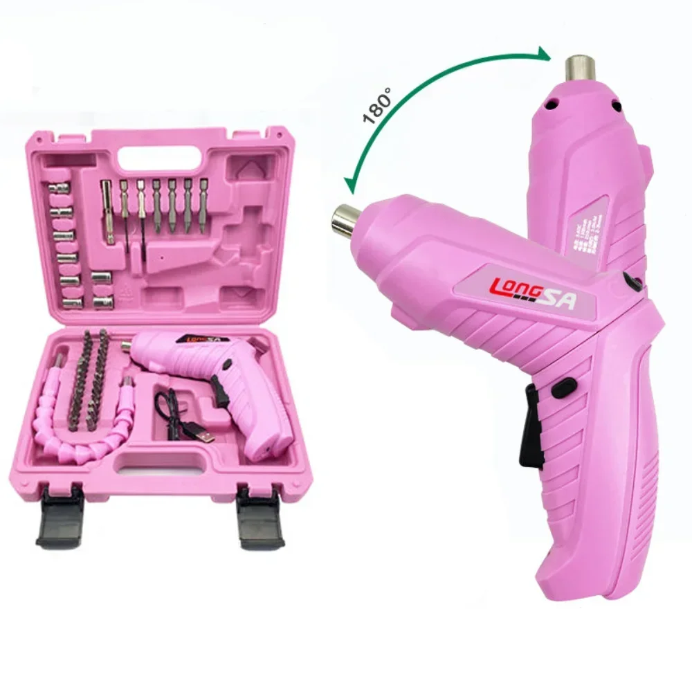Destornillador eléctrico de ca - Power Tools Pink reseña y precio