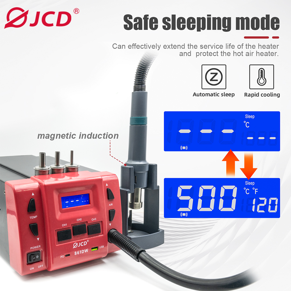 JCD 861DW pistola de aire cali - Power Tools Station reseña y precio