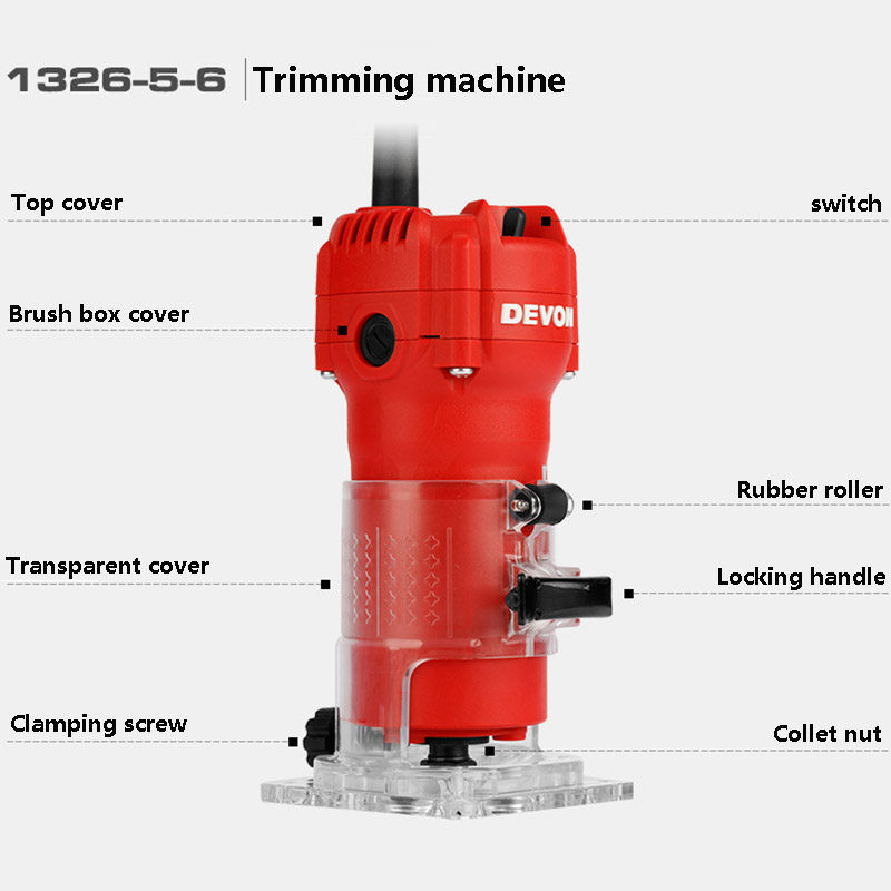 Máquina enrutadora de madera d - Power Tools Router reseña y precio