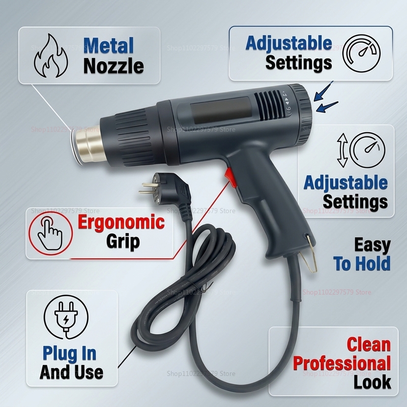 Nueva pistola de aire caliente - Power Tools Station reseña y precio